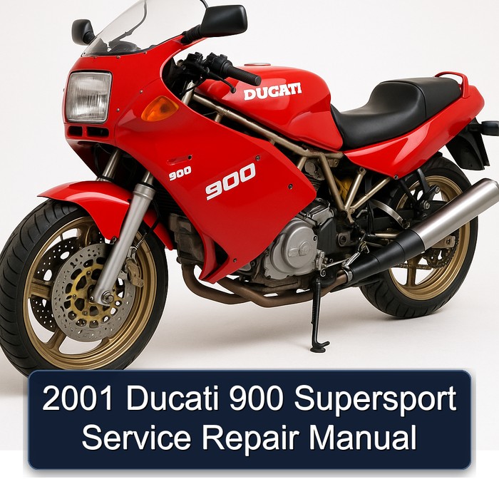 2001 Ducati 900 Supersport Manual de servicio y reparación