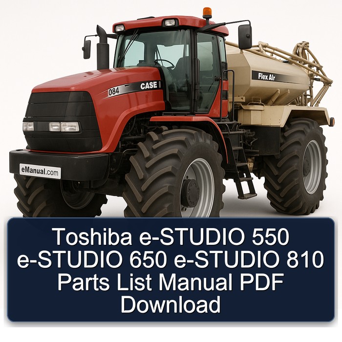 Toshiba e-STUDIO 550 e-STUDIO 650 e-STUDIO 810 Parts List Manual PDF Download