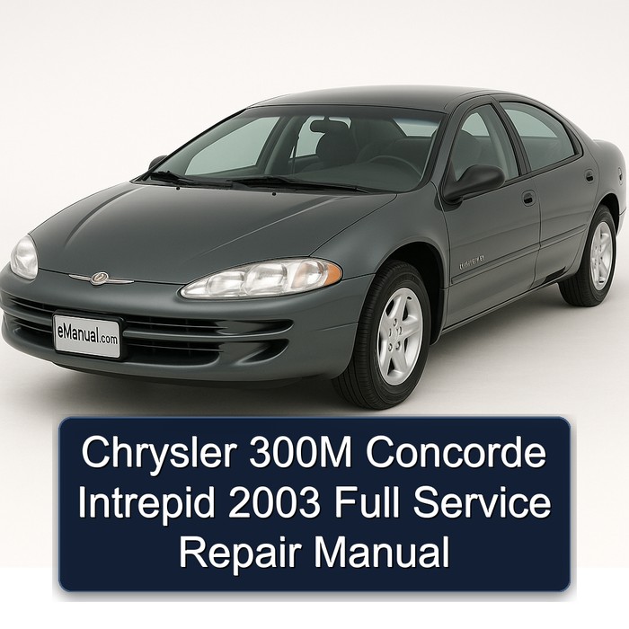 Chrysler 300M Concorde Intrepid 2003 Full Service Repair Manual
