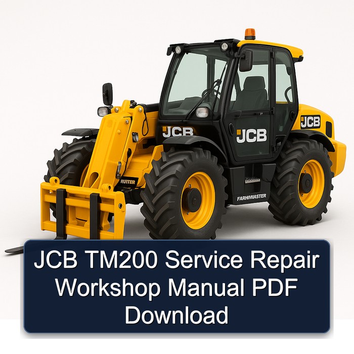 JCB TM200 Service Repair Workshop Manual PDF Download