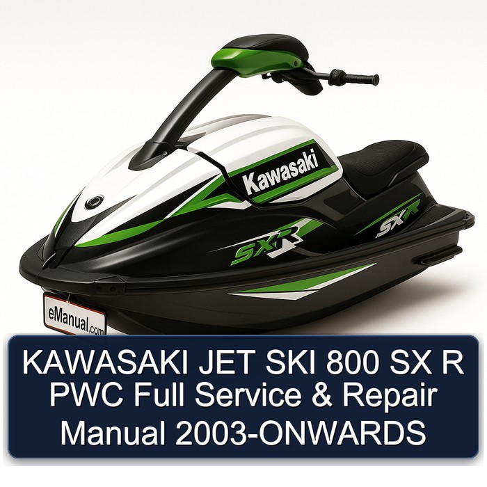 KAWASAKI JET SKI 800 SX R PWC Full Service & Repair Manual 2003-ONWARDS