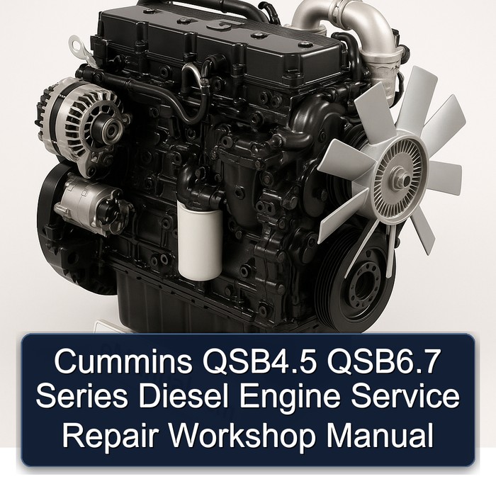 Cummins QSB4.5 QSB6.7 Series Diesel Engine Service Repair Workshop Manual 