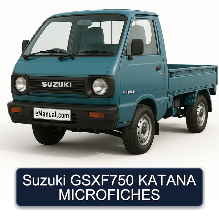 Suzuki GSXF750 KATANA MICROFICHES