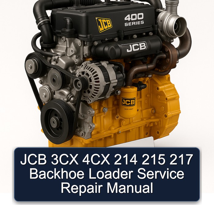 Manual de Servicio y Reparación de la Retroexcavadora JCB 3CX, 4CX, 214, 215, 217