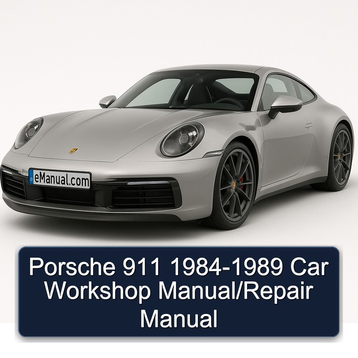 Porsche 911 1984-1989 Car Workshop Manual/Repair Manual