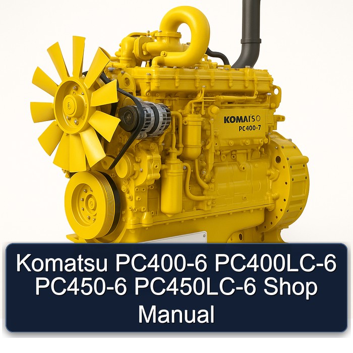Komatsu PC400-6 PC400LC-6 PC450-6 PC450LC-6 Shop Manual