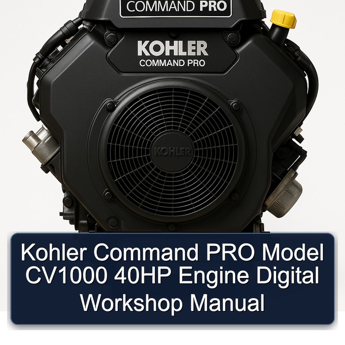 Kohler Command PRO Model CV1000 40HP Engine Digital Workshop Manual