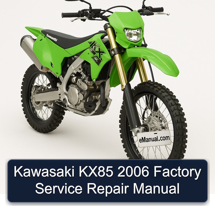 Kawasaki KX85 2006 Factory Service Repair Manual