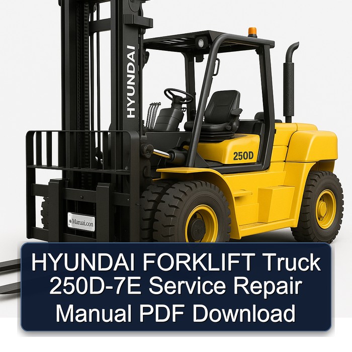 Hyundai Gabelstapler 250D-7E Reparaturhandbuch (PDF)