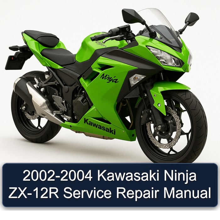 2002-2004 Kawasaki Ninja ZX-12R Manual de servicio y reparación