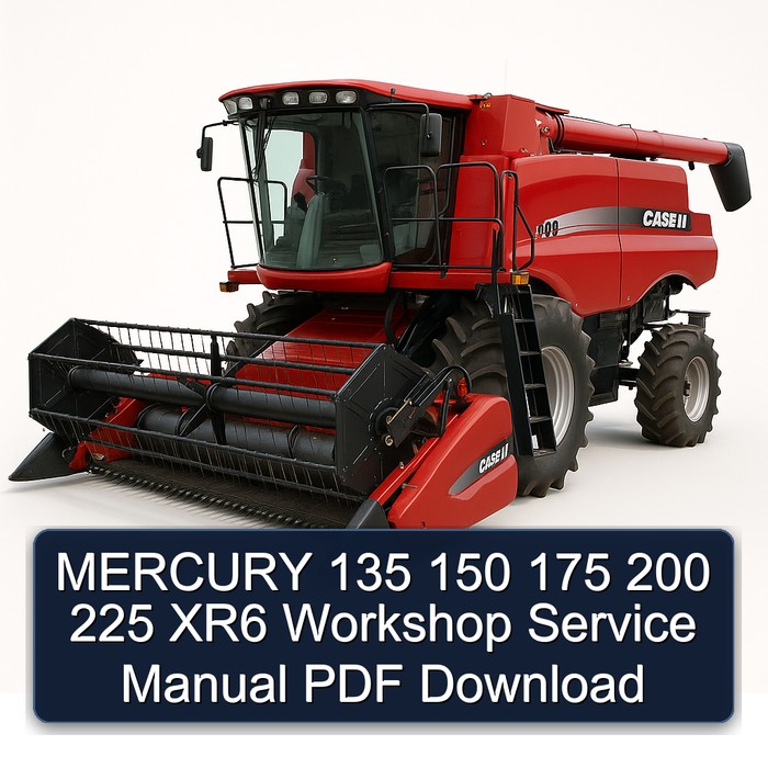Manual de Servicio de Taller MERCURY XR6 135-225 PDF