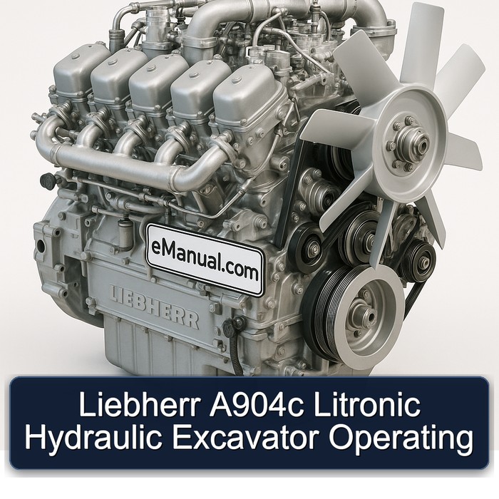 Liebherr A904c Litronic Hydraulic Excavator Operating