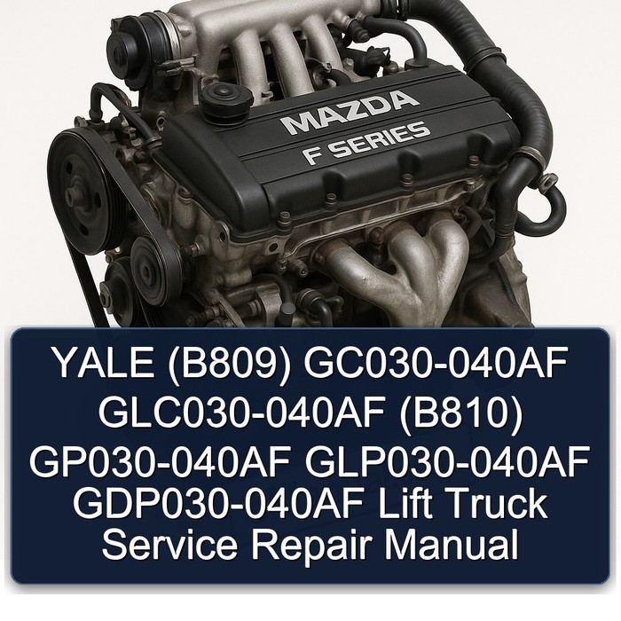 Manual de Servicio y Reparación de Montacargas YALE (B809, B810)