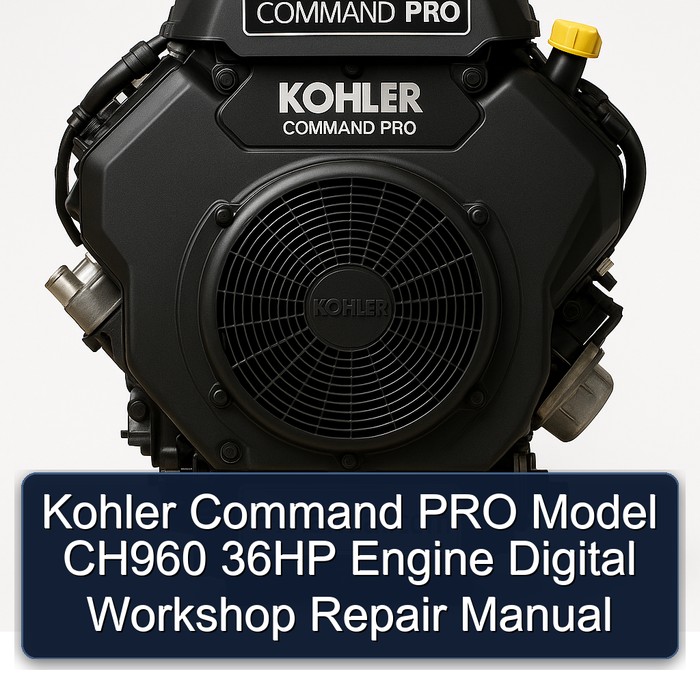 Kohler Command PRO Model CH960 36HP Engine Digital Workshop Repair Manual