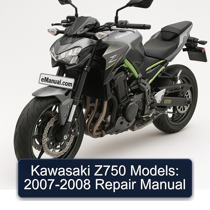 Kawasaki Z750 Models: 2007-2008 Repair Manual