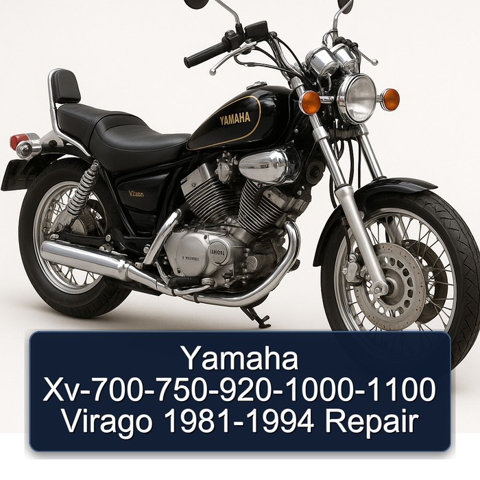 Yamaha Xv-700-750-920-1000-1100 Virago 1981-1994 Repair