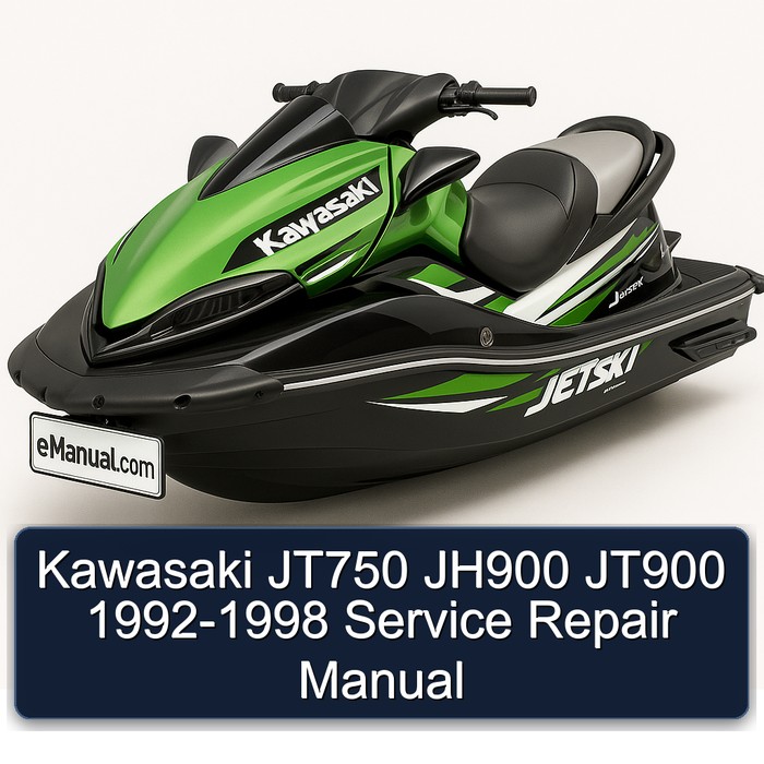 Kawasaki JT750 JH900 JT900 1992-1998 Manual de servicio y reparación