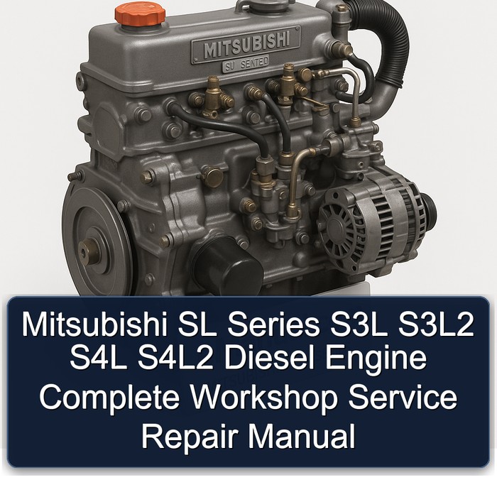 Manual de Reparación y Servicio Completo para Motores Diesel Mitsubishi Serie SL S3L, S3L2, S4L, S4L2