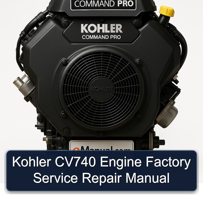 Kohler CV740 Engine Factory Manual de servicio y reparación