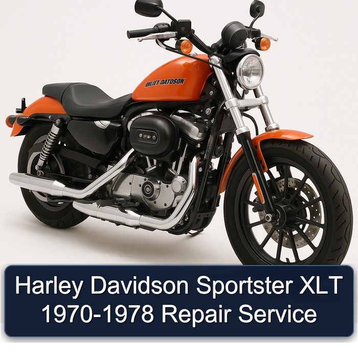 Harley Davidson Sportster XLT 1970-1978 Repair Service