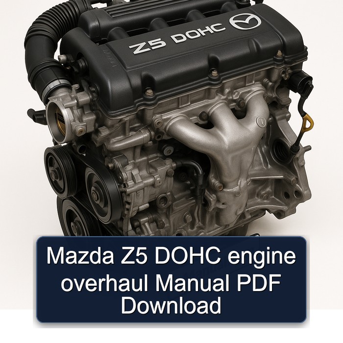 Manual de Reparación del Motor Mazda Z5 DOHC (PDF)