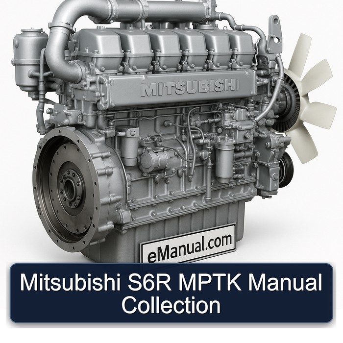 Mitsubishi S6R MPTK Manual Collection