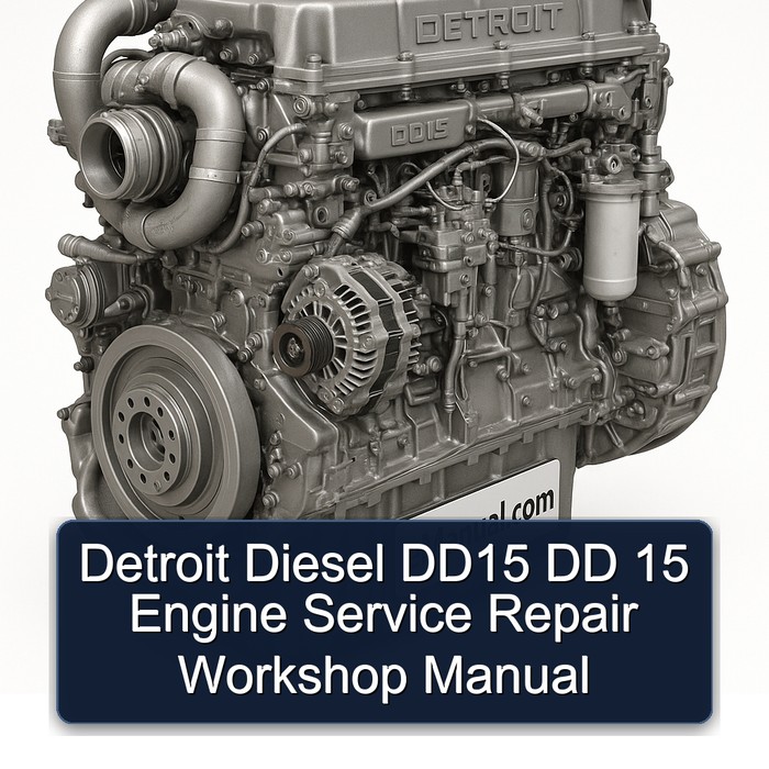 Detroit Diesel DD15 DD 15 Engine Service Repair Workshop Manual 
