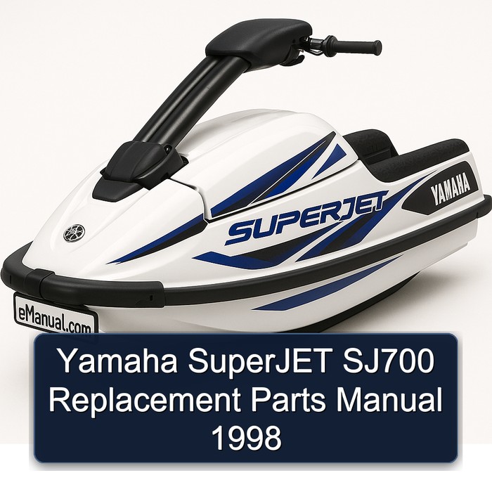 Yamaha SuperJET SJ700 Replacement Parts Manual 1998 