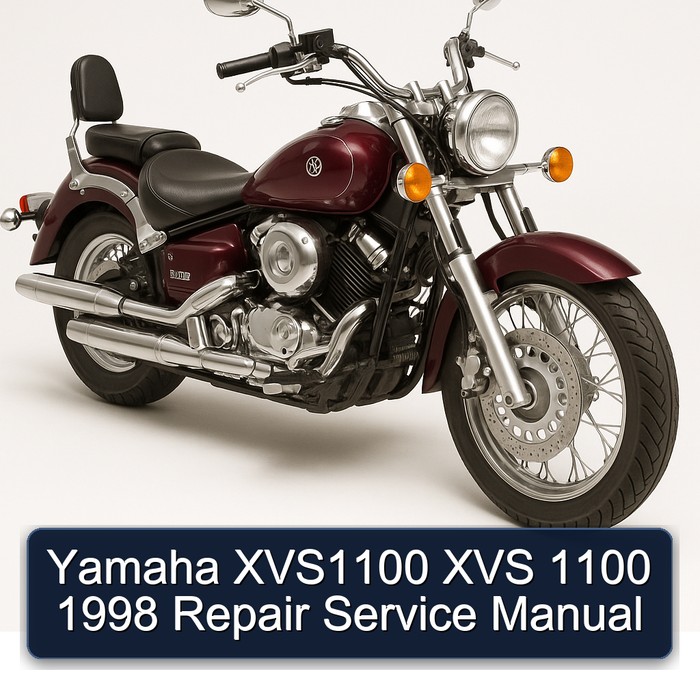 Yamaha XVS1100 XVS 1100 1998 Repair Service Manual