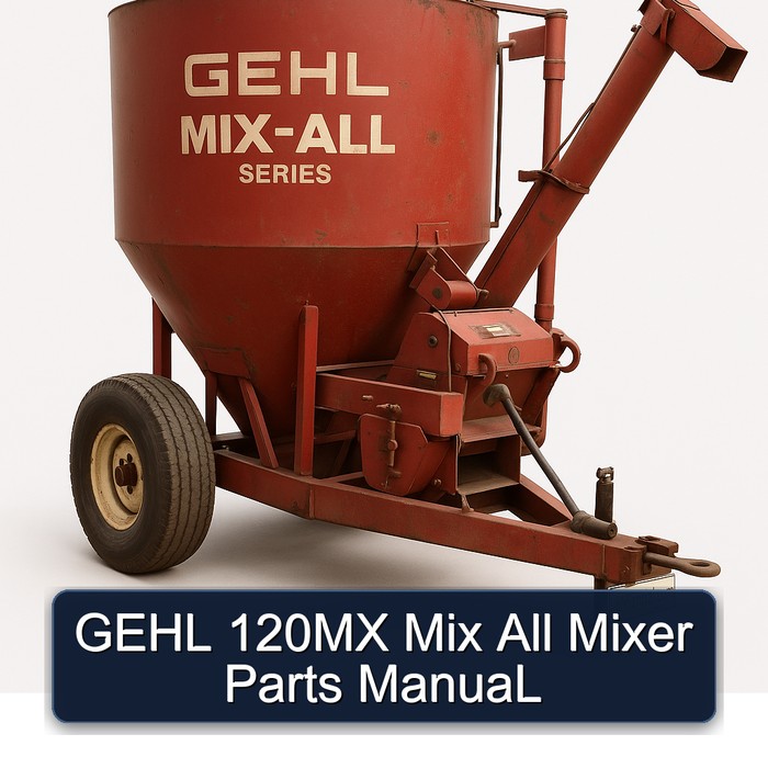 GEHL 120MX Mix-All Mischers Ersatzteilhandbuch