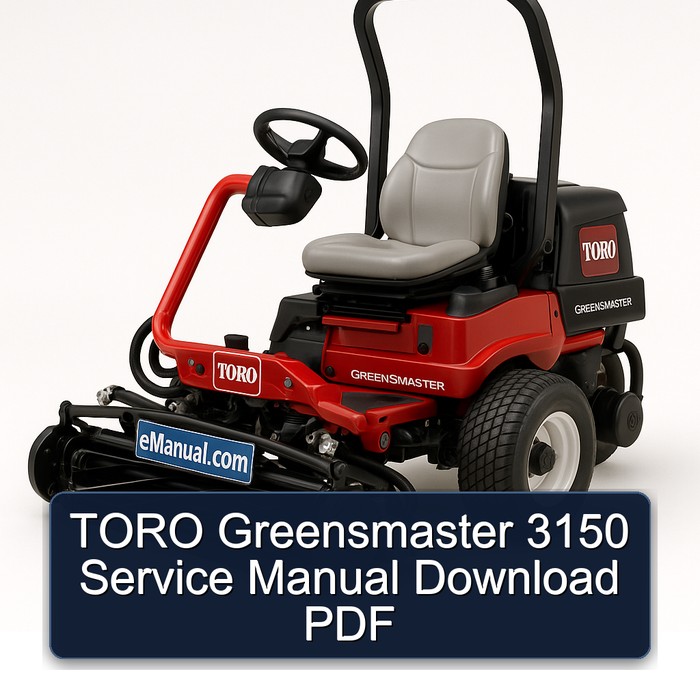 Manual de Servicio Greensmaster 3150 TORO - PDF