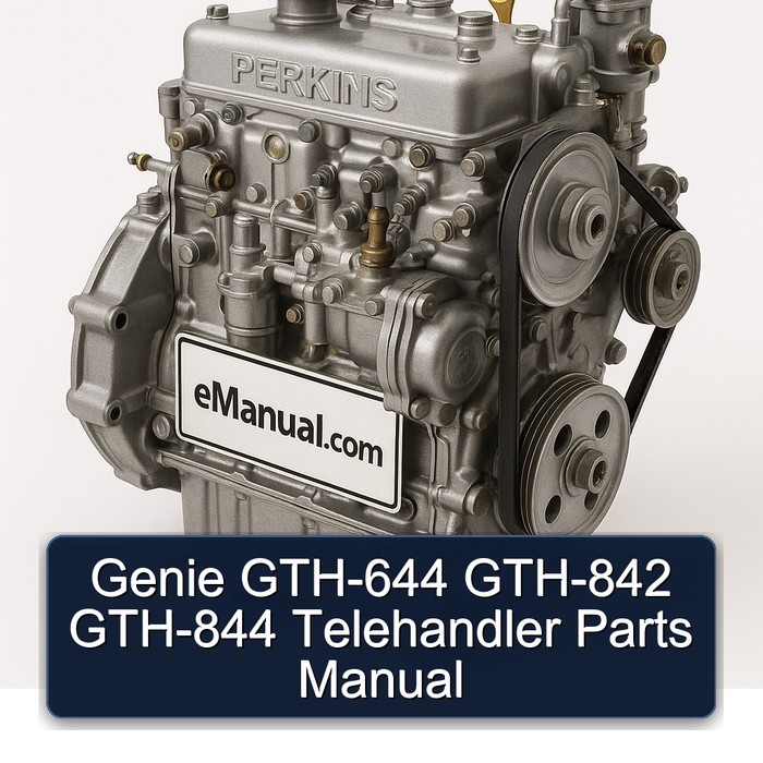 Genie GTH-644 GTH-842 GTH-844 Telehandler Parts Manual 