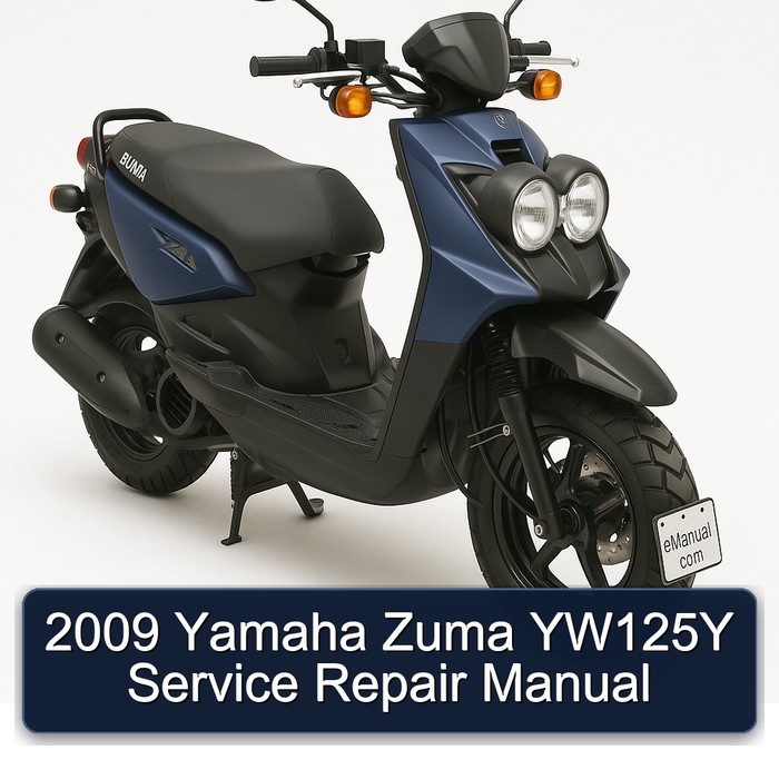2009 Yamaha Zuma YW125Y Service Repair Manual 