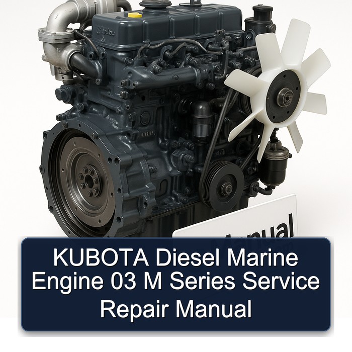 KUBOTA Diesel Marine Engine 03 M Series Service Repair Manual