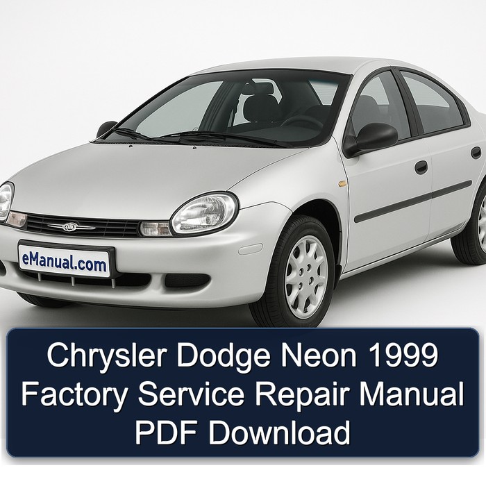Chrysler Dodge Neon 1999 Factory Manual de servicio y reparación PDF Download