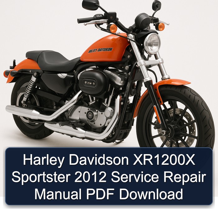 Harley Davidson XR1200X Sportster 2012 Manual de servicio y reparación PDF Download