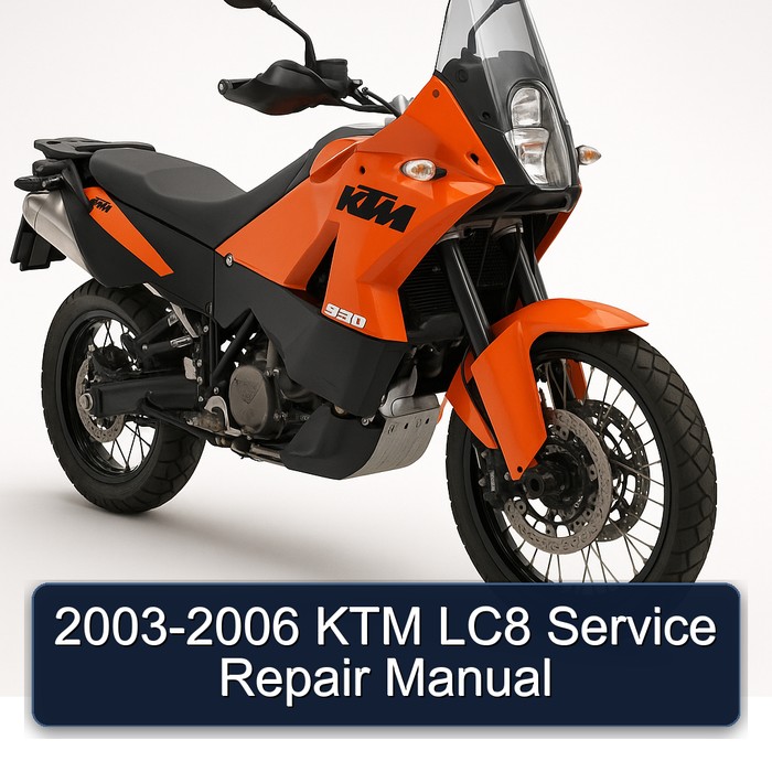 2003-2006 KTM LC8 Service Repair Manual