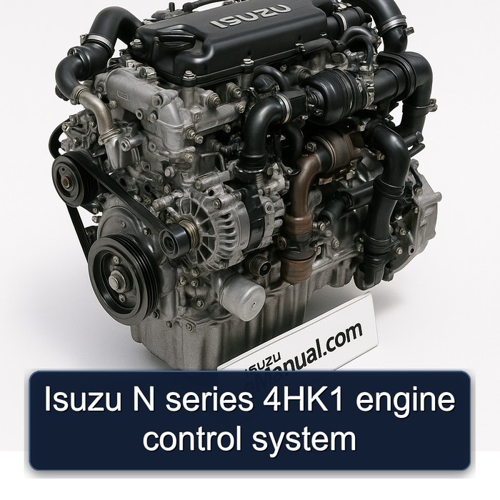 Isuzu N series 4HK1 engine control system