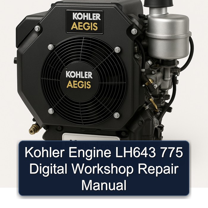 Manual de Reparación Digital del Motor Kohler LH643 775
