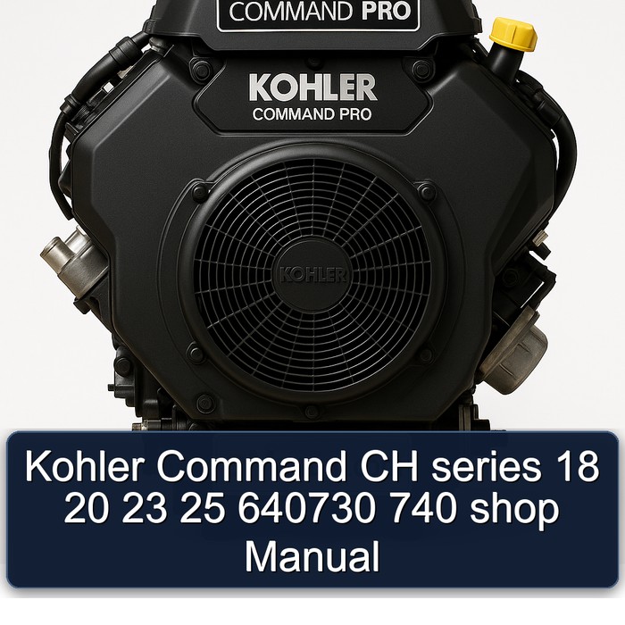 Kohler Command CH series 18 20 23 25 640730 740 shop Manual