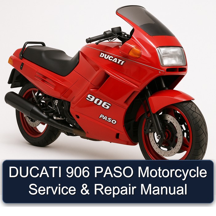 DUCATI 906 PASO Motorcycle Manual de servicio y reparación