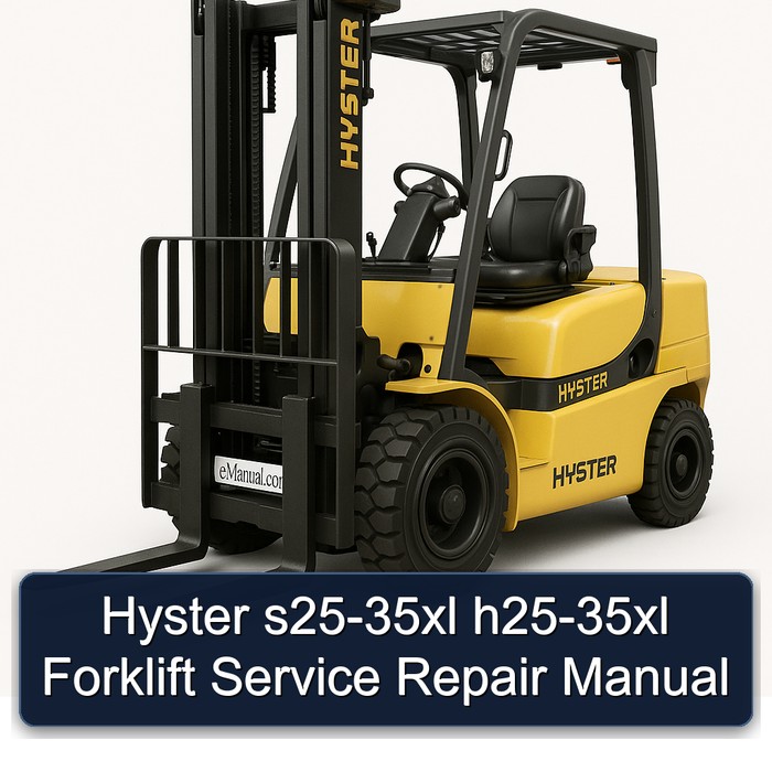 Manual de Servicio y Reparación de Montacargas Hyster S25-35XL / H25-35XL