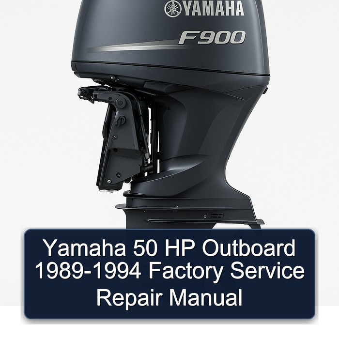 Yamaha 50 HP Outboard 1989-1994 Factory Service Repair Manual