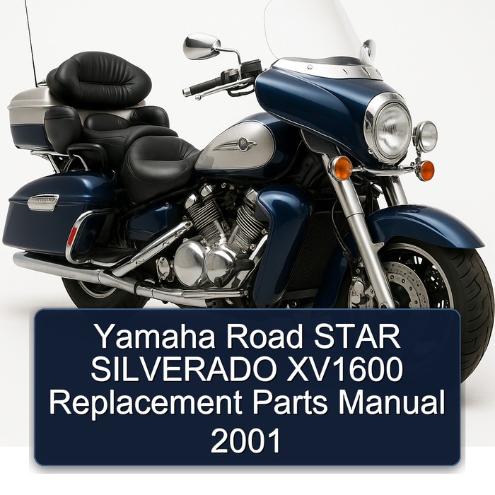 Yamaha Road STAR SILVERADO XV1600 Replacement Parts Manual 2001