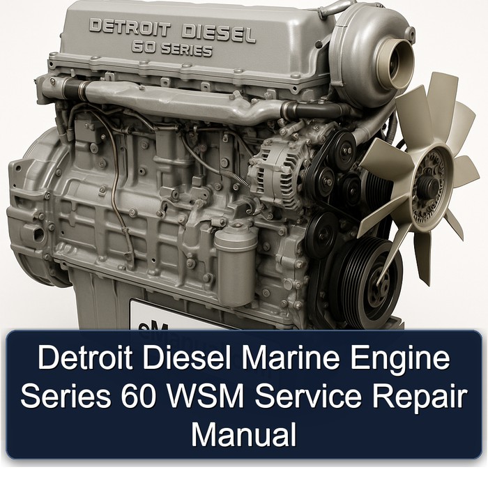 Detroit Diesel Marine Engine Series 60 WSM Manual de servicio y reparación