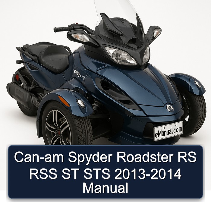 Can-am Spyder Roadster RS RSS ST STS 2013-2014 Manual