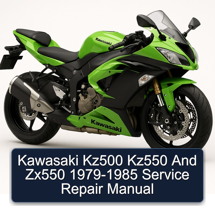 Kawasaki Kz500 Kz550 And Zx550 1979-1985 Manual de servicio y reparación