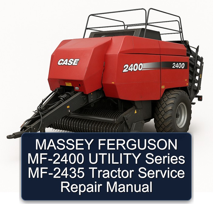 MASSEY FERGUSON MF-2400 UTILITY Series MF-2435 Tractor Service Repair Manual