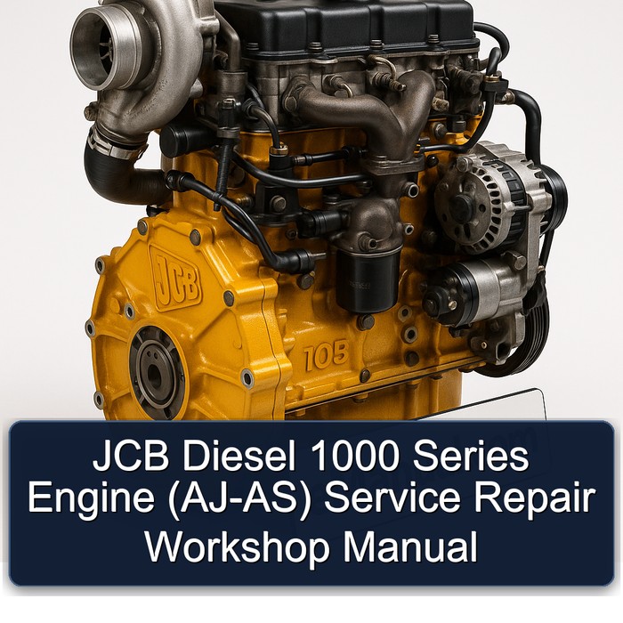 JCB Diesel 1000 Series Engine (AJ-AS) Service Repair Workshop Manual 