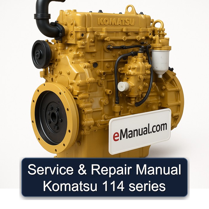  Service & Repair Manual Komatsu 114 series